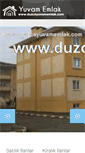 Mobile Screenshot of duzceyuvamemlak.com